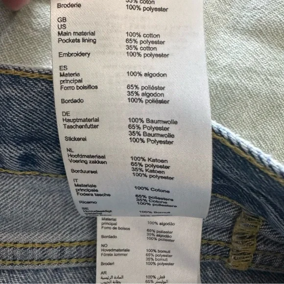 Maje Women’s Papillon Butterfly Embroidered Cropped Jeans Size 4/36 - Picture 7 of 10